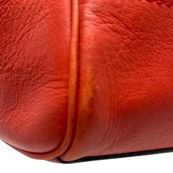 Coach Madison Red Leather Satchel with Tassel – Style 19891 – Retail  $358 - Picture 9 of 13